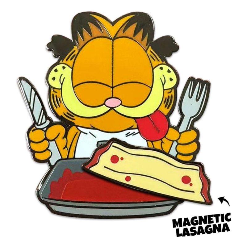 Garfield pin Disco Garfield Lasagna Dinner 5 cm