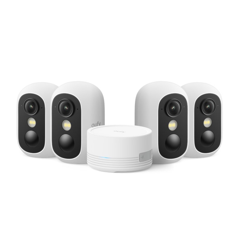 Eufy Cam C35 4-Cam Kit IP security camera Indoor & outdoor 1920 x 1080 pixels Ceiling/Wall/Desk