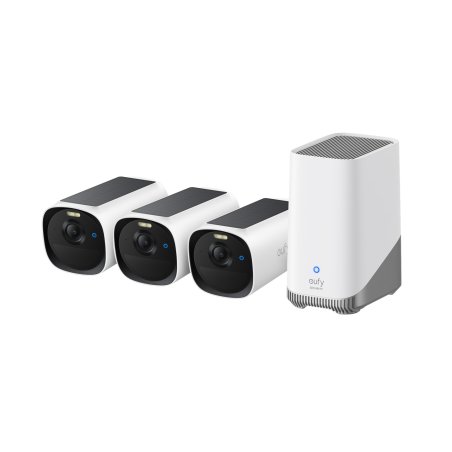 Eufy eufyCam E40 3-Cam Kit HomeBase S380 Bullet IP security camera Indoor & outdoor 2688 x 1520 pixels Wall