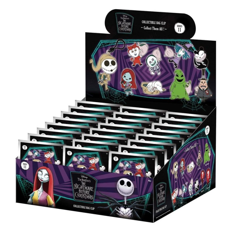 The Nightmare Before Christmas 3D PVC Bag Clips Series 11 Blind Bag Display (24)
