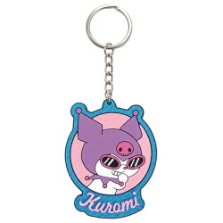 Sanrio Rubber Keychain Kuromi 7 cm