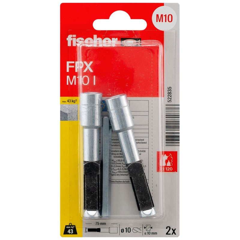 Fischer Porenbetonanker FPX M10 I K (2)