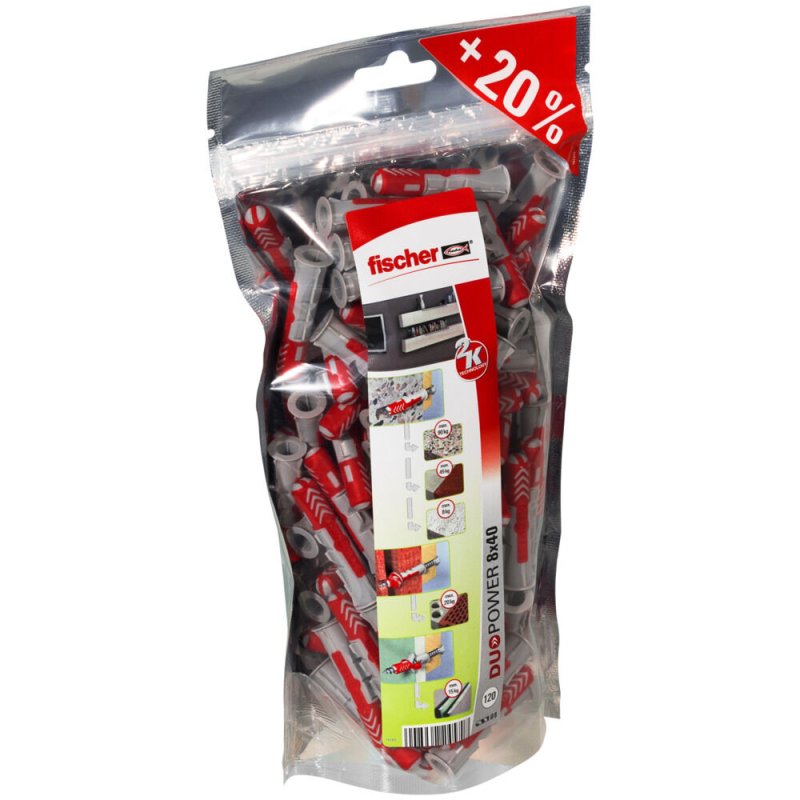 Fischer DuoPower 8x40 BigPack (120)