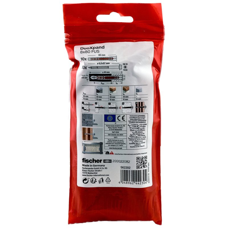 Fischer DuoXpand 8x80 FUS B (10)