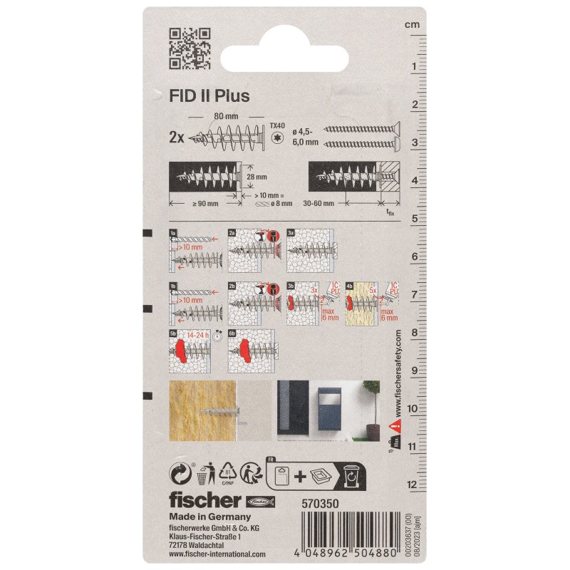 Fischer Dämmstoffdübel FID II Plus K (2)