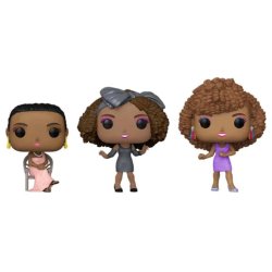 Funko Pop! 3-Pack: Rocks: Whitney Houston (Diamond Glitter)