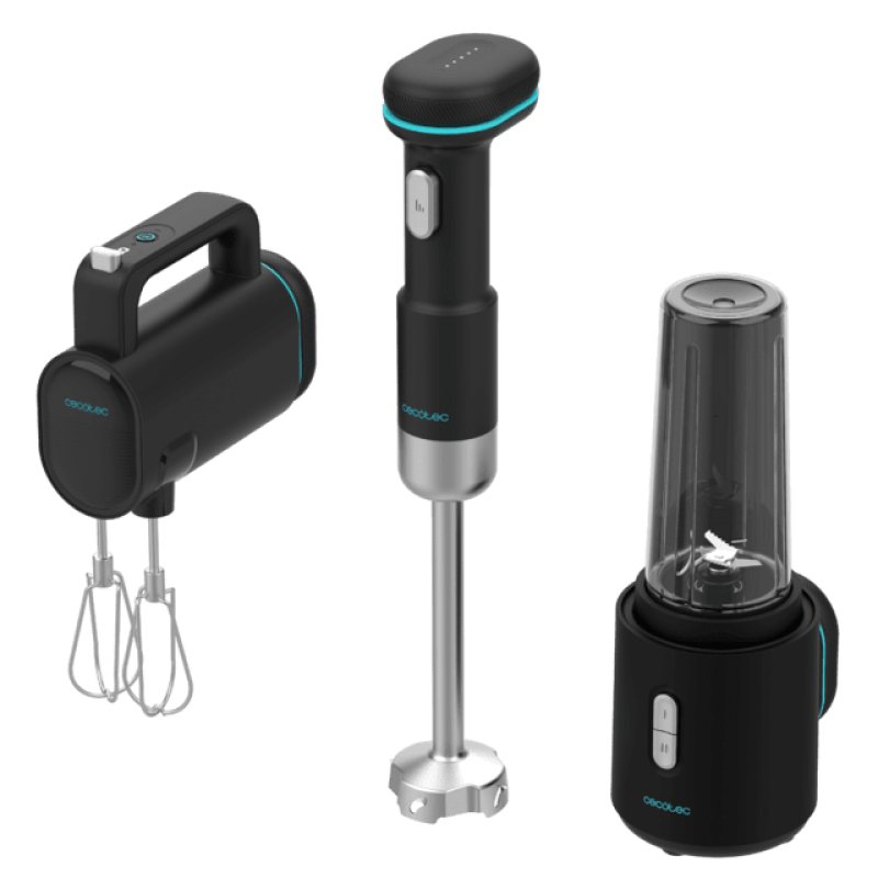 Cecotec BlendGo Pack small kitchen appliance set Black