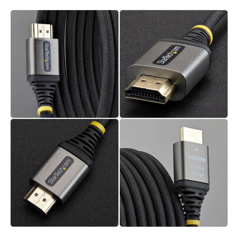 CABLE HDMI 2.0 1M 4K 60HZ CERTIFIE HAUTE VITESSE PREMIUM