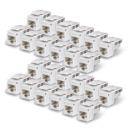 StarTech.com C6KEY110WHE24PK Module Keystone