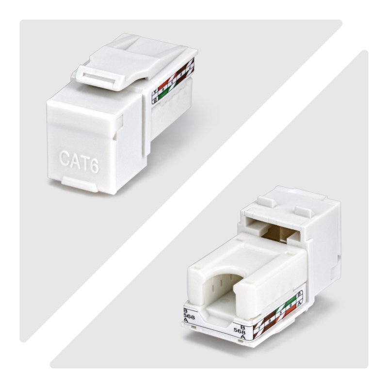 JACK KEYSTONE CAT6 LOT DE 24 PRISES RJ45 110 PUNCH DOW