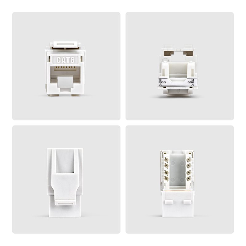 StarTech.com C6KEY110WHE24PK Module Keystone