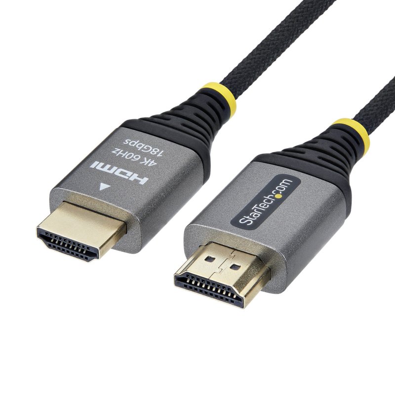 StarTech.com HDMI2-FLEX-4K60-3M câble HDMI HDMI Type A (Standard) Noir, Argent