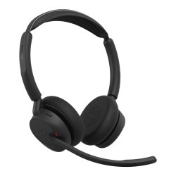 Jabra Evolve3 45 MS - USB-C with Dongle - Stereo (Charging Stand)