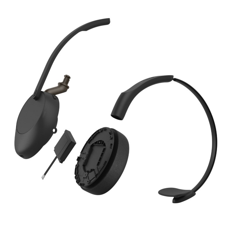 Jabra Evolve3 65 UC - USB-A with Dongle - Mono (Charging Stand)