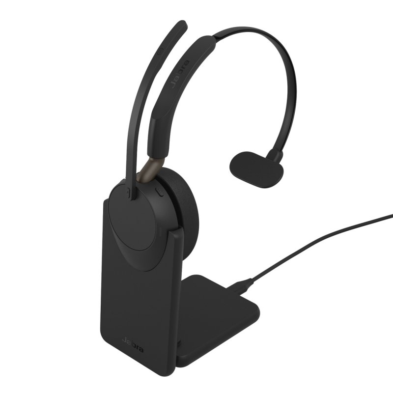 Jabra Evolve3 65 Casque Sans fil Arceau Bureau/Centre d'appels USB Type-C Bluetooth Noir