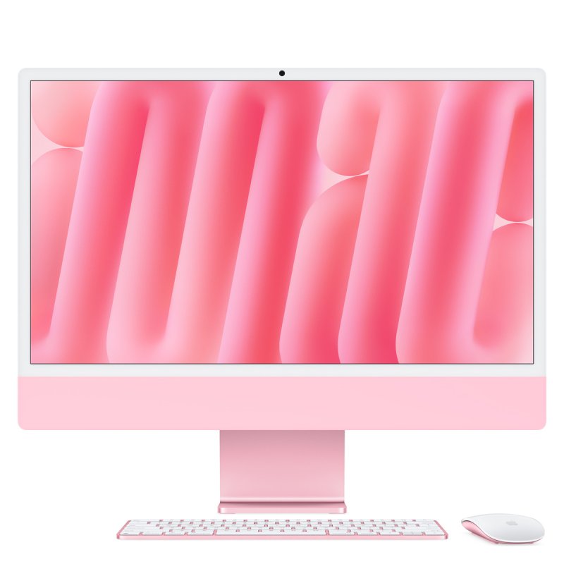 Apple iMac Pink CZ1E6-0001010 - 61cm(24‘‘) M4 8?Core CPU, 8?Core GPU, 16GB RAM, 256GB SSD, Standardglas, Magic