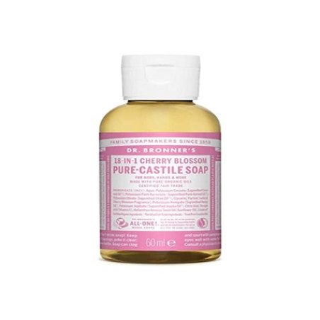 Dr. Bronner's Biological Cherry Blossom Liquid Soap 60ml 987-0064