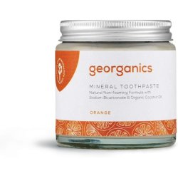 Georganics Mineral Toothpaste Non-Foaming Formula with Virgin Coconut Oil Orange 120ml