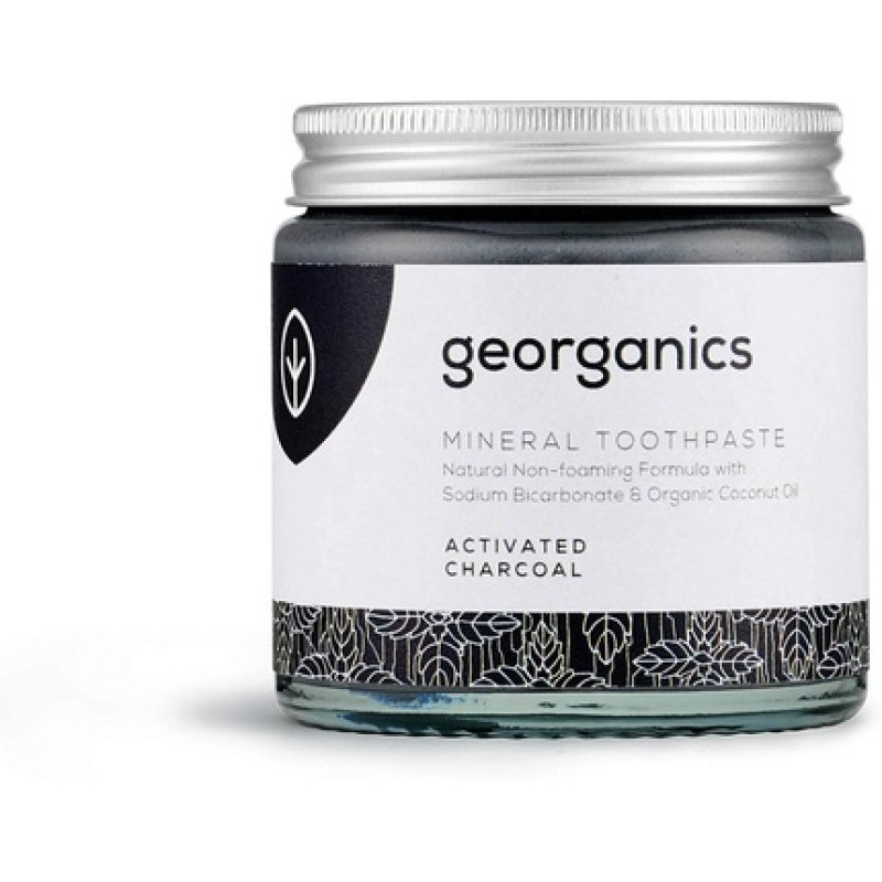 Georganics Mineral Toothpaste with Virgin Coconut Oil Charcoal 120ml