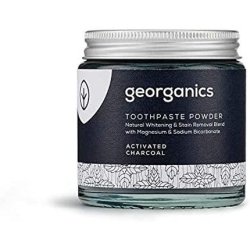 Georganics Natural Activated Charcoal Whitening Toothpaste Powder 120ml