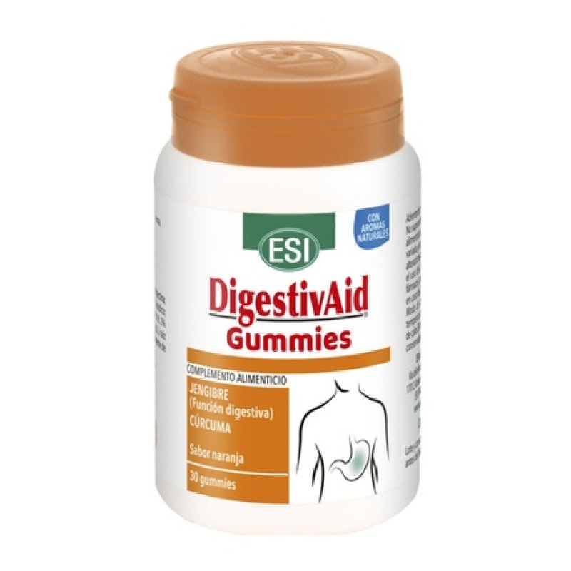 Esi Digestivaid Gummies 30 Ginger With Turmeric