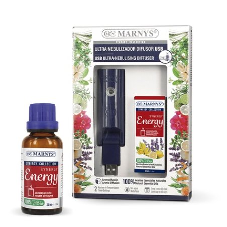 Marnys Combo Usb Ultra Nebulizador Synergy Energy 30Ml