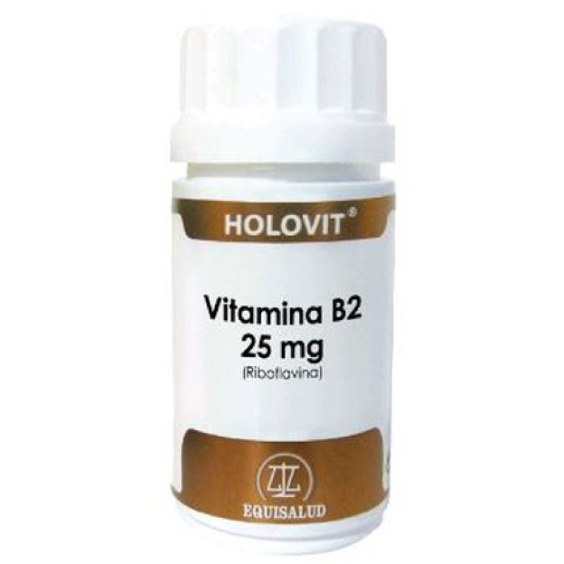 Equisalud Holovit Vitamina B2 25 Mg 50 Caps
