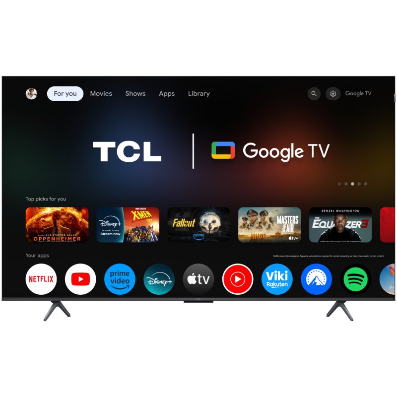 TCL P8L 65P8L TV 165,1 cm (65") 4K Ultra HD Smart TV Wifi Noir 450 cd/m²