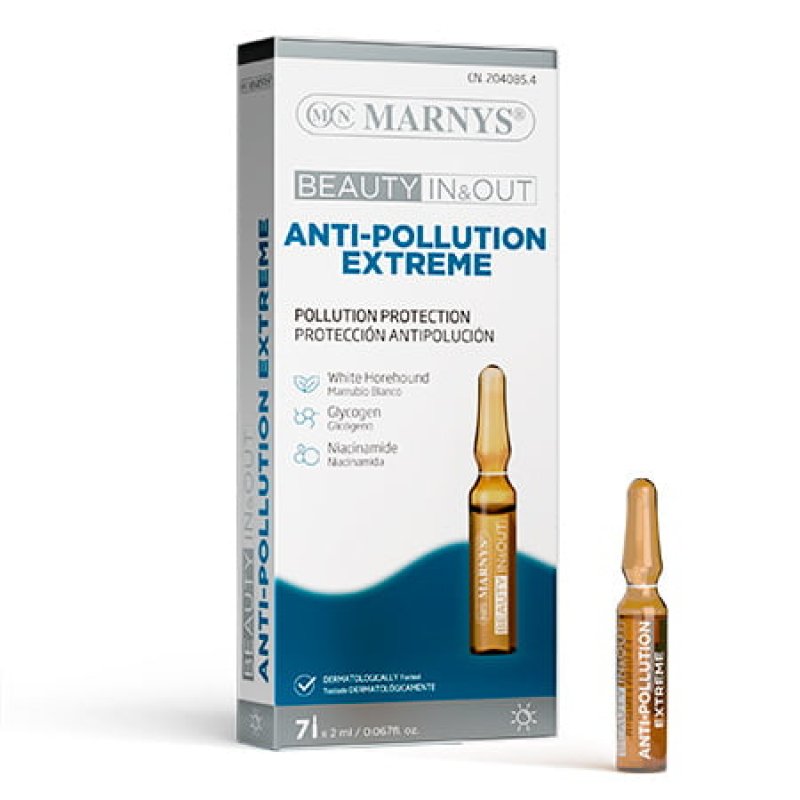 Marnys Cosmetic Ampoules Antipollution Extreme Skin Environmental