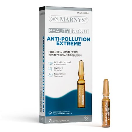 Marnys Cosmetic Ampoules Antipollution Extreme Skin Environmental