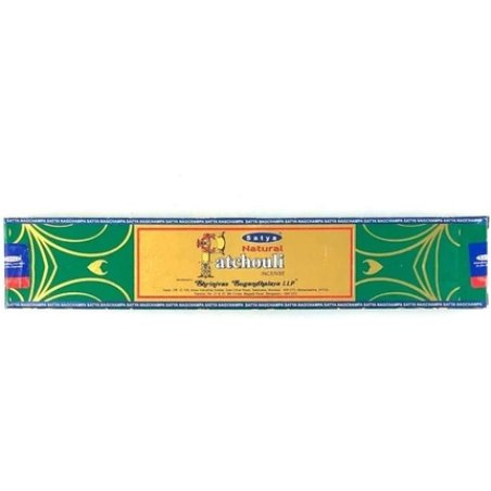 Incense Sticks Satya Natural Pieces, Patchouli, 15 G