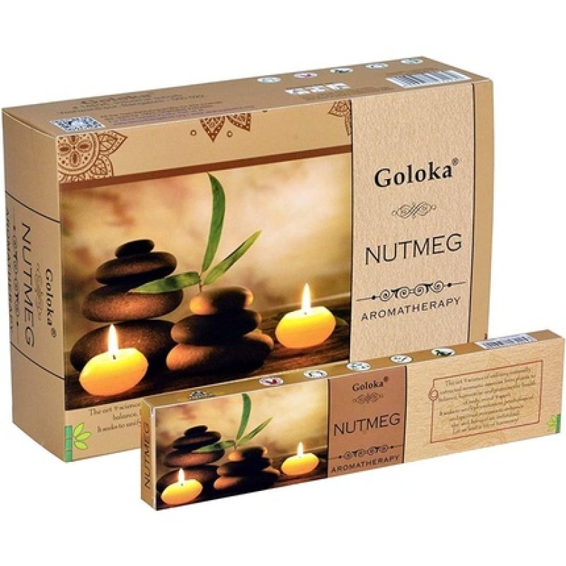 Goloka Nutmeg Aromatherapy Incense 15g
