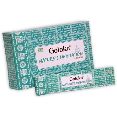 Goloka Meditation Incense Incense Sticks,15 G - - 12