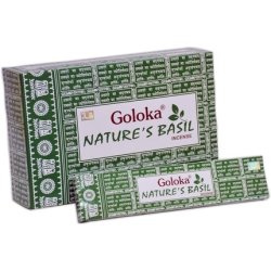 Goloka Nature's Nest Incense Sticks 15g Basil
