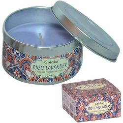 Goloka Rich Lavender Travel Candle, 69.7g Rich Lavender