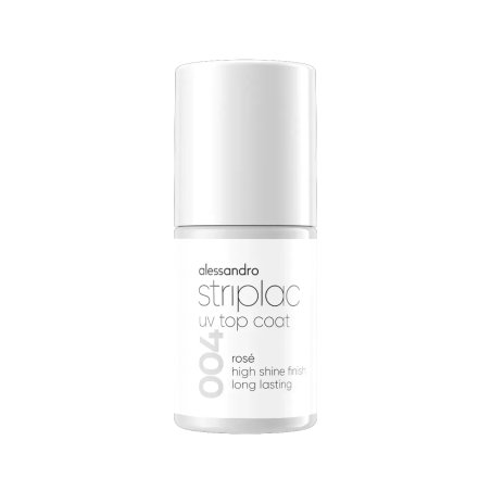 alessandro Striplac UV Top 4 Coat Rosé nail top coat 6.5 ml Pink
