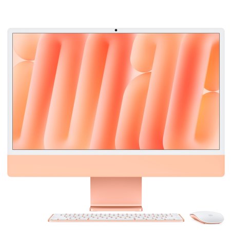 Apple iMac Orange CZ1EV-00000110 - 61cm(24‘‘) M4 10-Core CPU, 10-Core GPU, 16GB RAM, 256GB SSD,