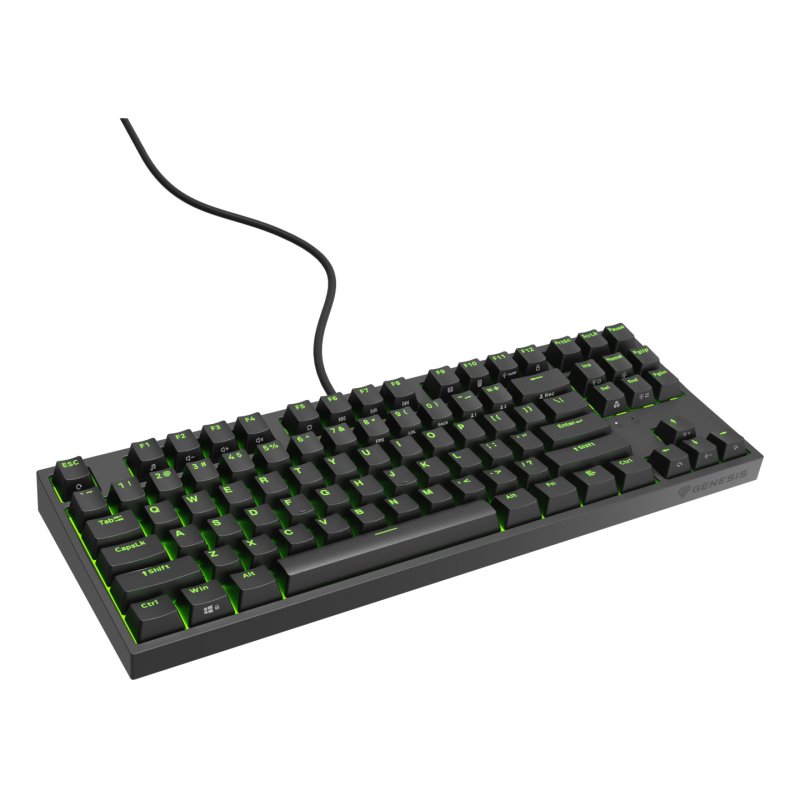 GENESIS Thor 404 TKL clavier Gaming USB QWERTY Anglais américain Noir