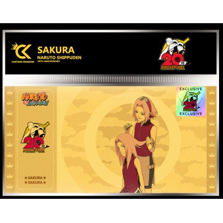 NARUTO SHIPPUDEN - Sakura - Golden Ticket 20ème Anniversaire