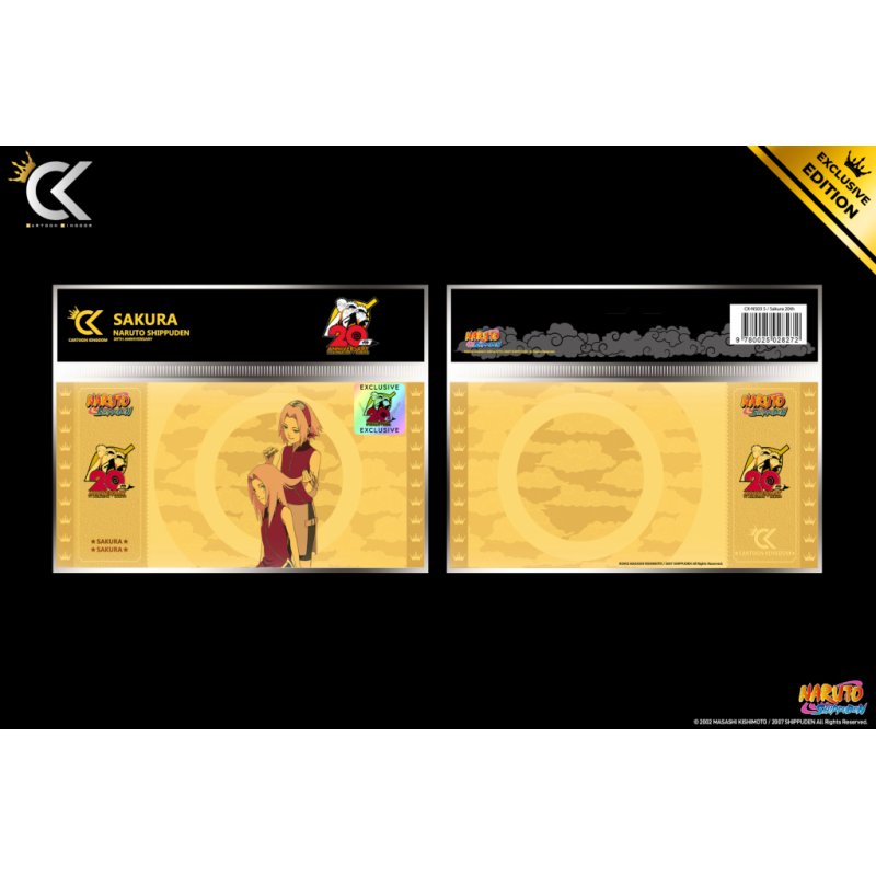 NARUTO SHIPPUDEN - Sakura - Golden Ticket 20ème Anniversaire
