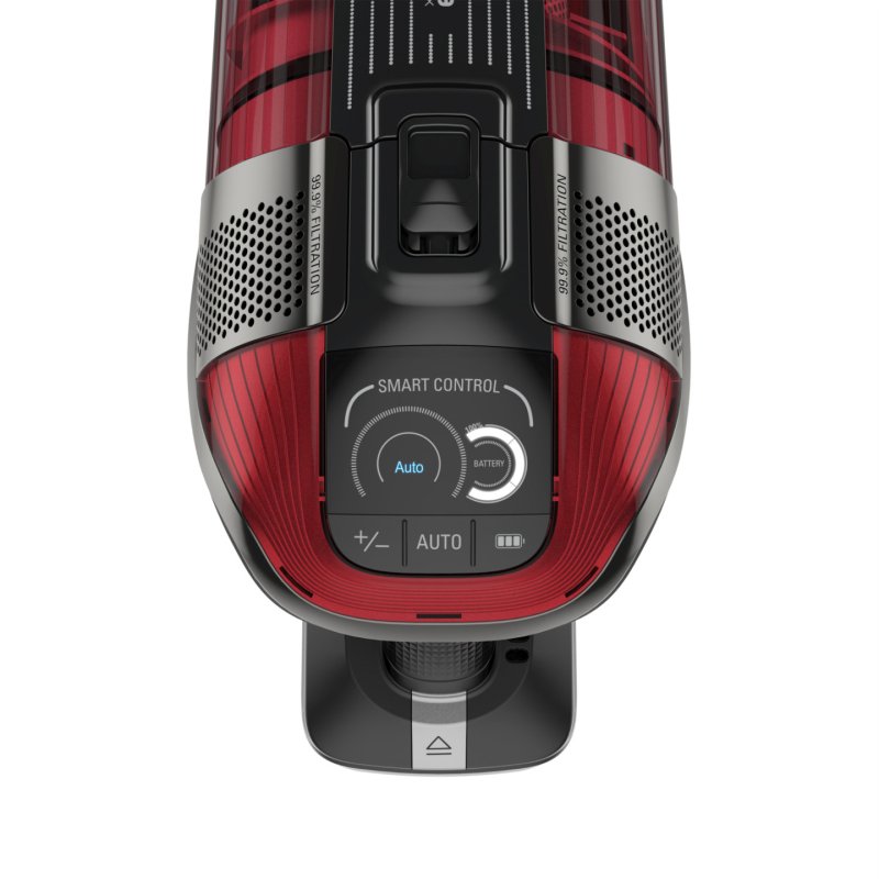 Rowenta RH98A8 Aspirateur-balai 2 en 1 Batterie Sec Sans sac 0,9 L 320 W Rouge, Gris