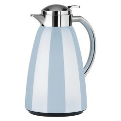CAMPO Isolierkanne, 1 Liter (hellblau/edelstahl, QUICK TIP Verschluss)