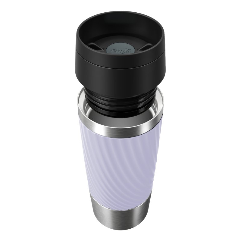 TRAVEL MUG Classic Twist (lavendel/edelstahl, 0,36 Liter)