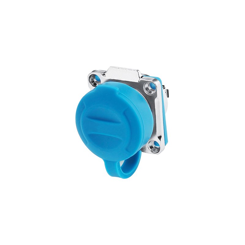 Alcasa IC03-24U302 prise de courant USB A Bleu, Argent