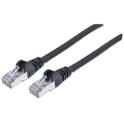 Patchkabel Cat6A CU S/FTP LSZH 10.0m schwarz