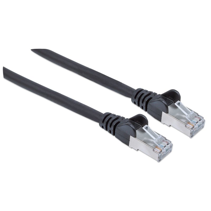 Patchkabel Cat6A CU S/FTP LSZH 10.0m schwarz