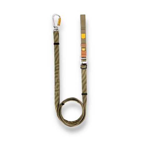 Woolly Wolf - Roam Adjustable Leash Green Ripple 170-300cm