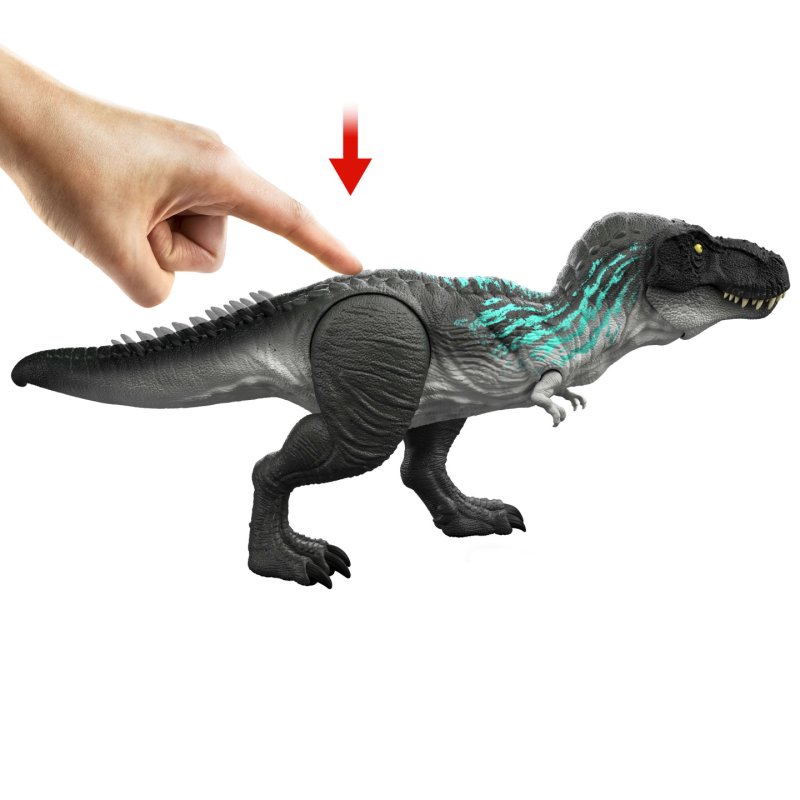Jurassic World -Figurine Tyrannosaure Monstres Musclés-grandit et rugit