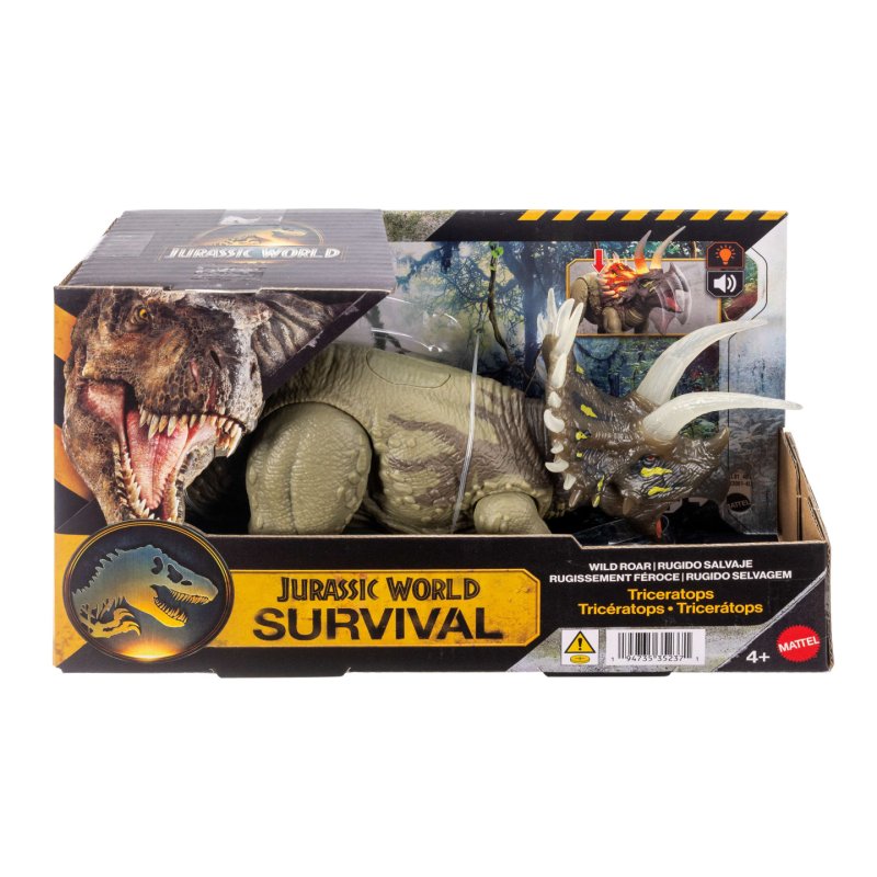 Jurassic World -Tricératops Rugissement Féroce-Figurine articulée