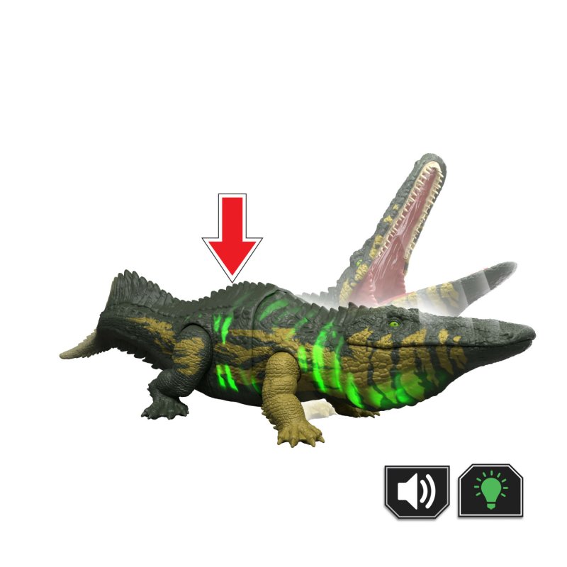 Jurassic World -Stomatosuchus Rugissement Féroce-Figurine articulée